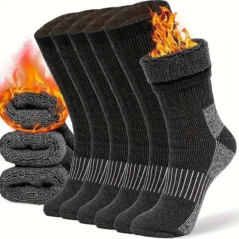 Wool Hiking Sock - Merino Hiking Socks, Warm Crew Socks
