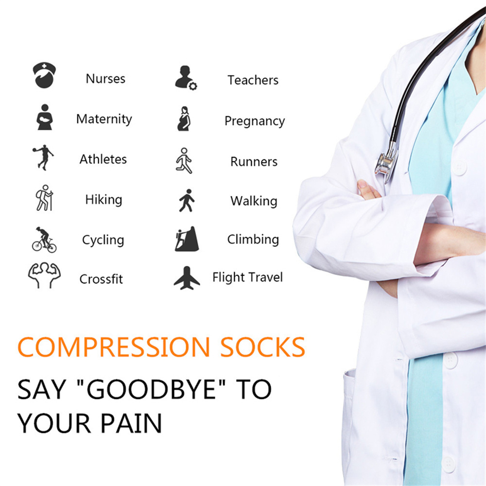 5 Pair/Pack Compression Socks  - Compression Sock Medical recension och pris