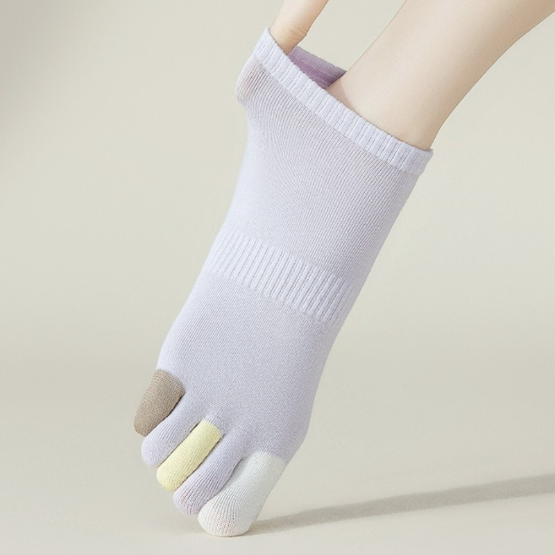6 pairs Summer thin breathable - Toe Sock Split recension och pris