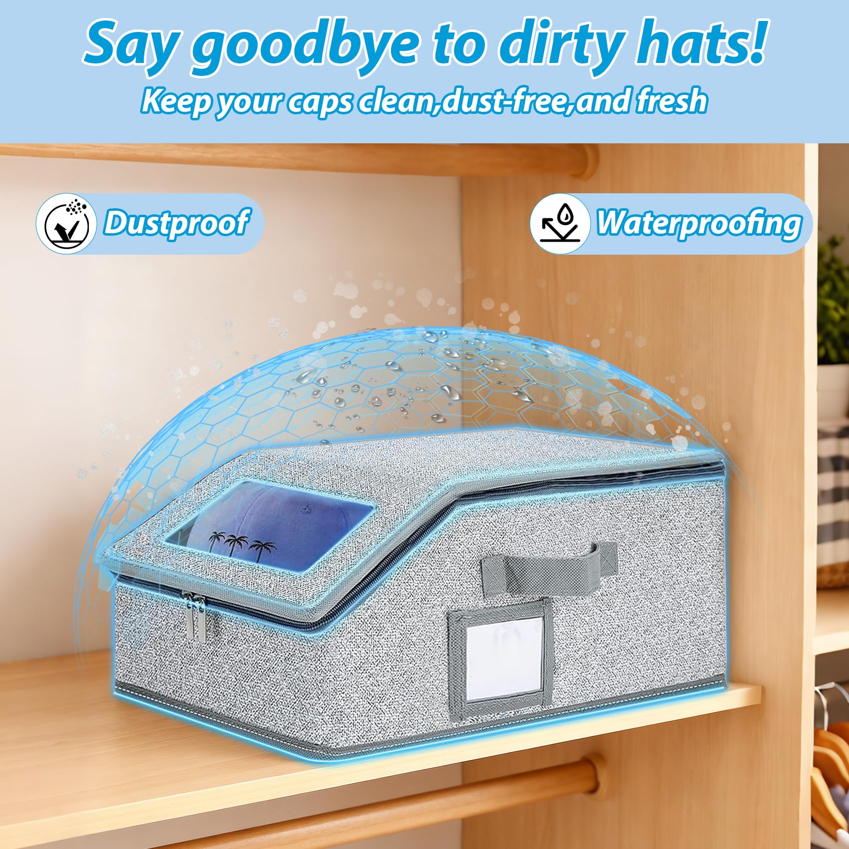 Foldable Zipper Baseball Cap S - Sock Organizer Tray recension och pris
