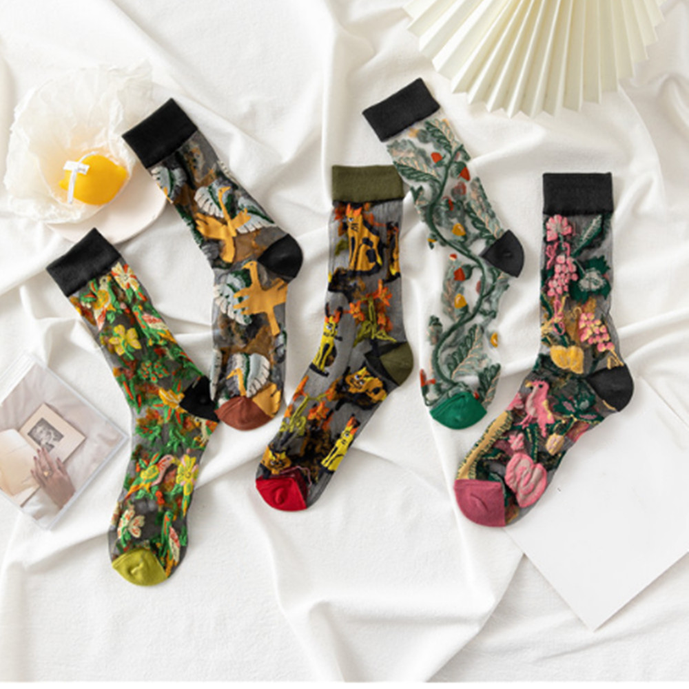 Woman Lace flower short sock t - Invisibility Sock Loafer recension och pris