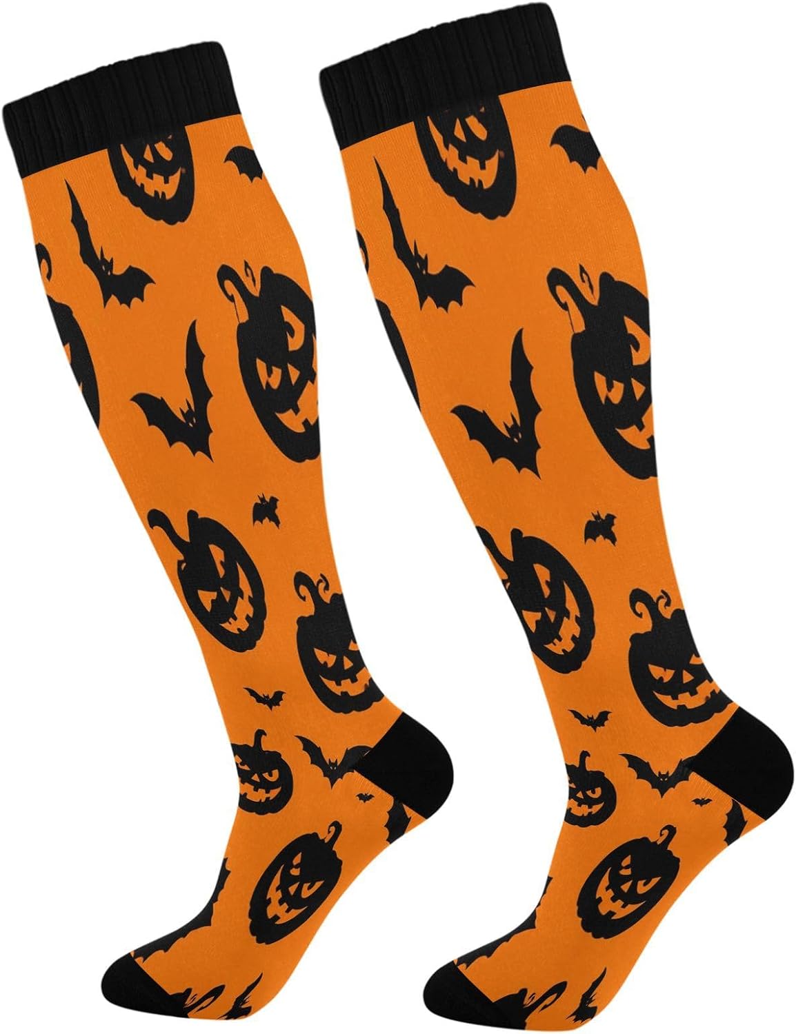 Spooky Pumpkins Compression So - Knee High Sock Women recension och pris