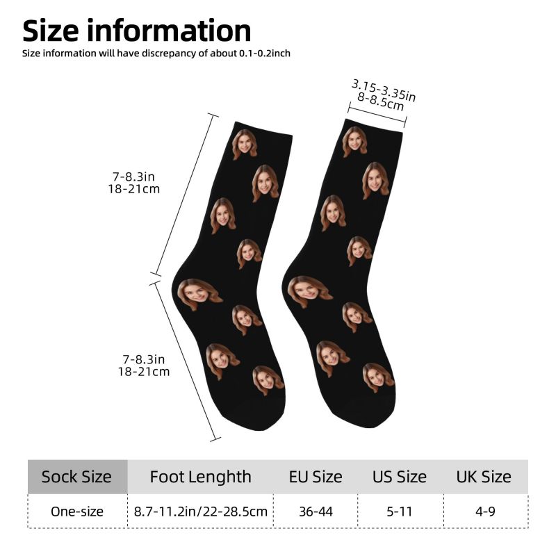 Personalized Custom Face Photo - Dress Sock Men recension och pris