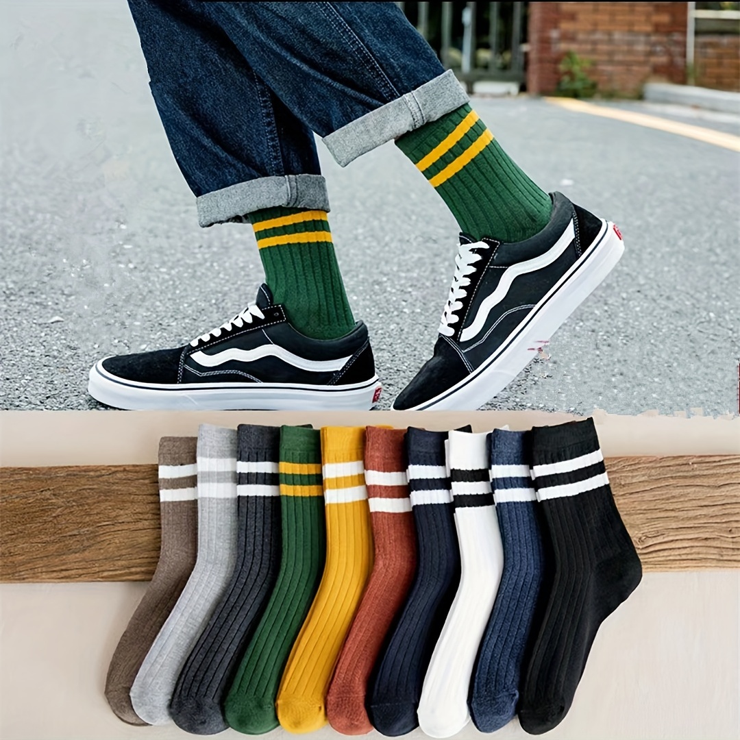 5-Pack Men's Novelty Socks – T - Cotton Crew Sock Pack recension och pris