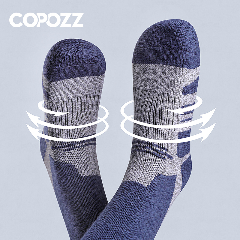 COPOZZ Winter Men Women Therma - Wool Hiking Sock recension och pris