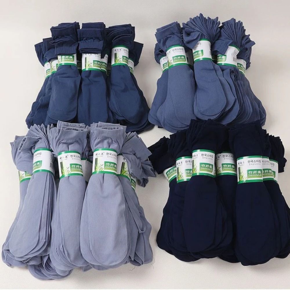 10pairs Fashion Breathable Men - Silk Sock Bamboo recension och pris