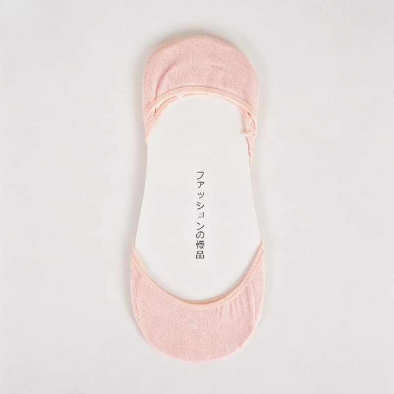 Light Pink Cotton No Show Invi - Invisibility Sock Loafer recension och pris