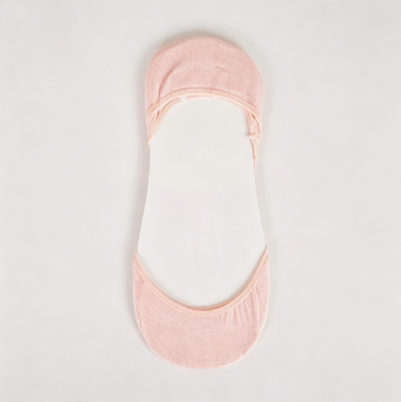 Light Pink Cotton No Show Invi - Invisibility Sock Loafer recension och pris