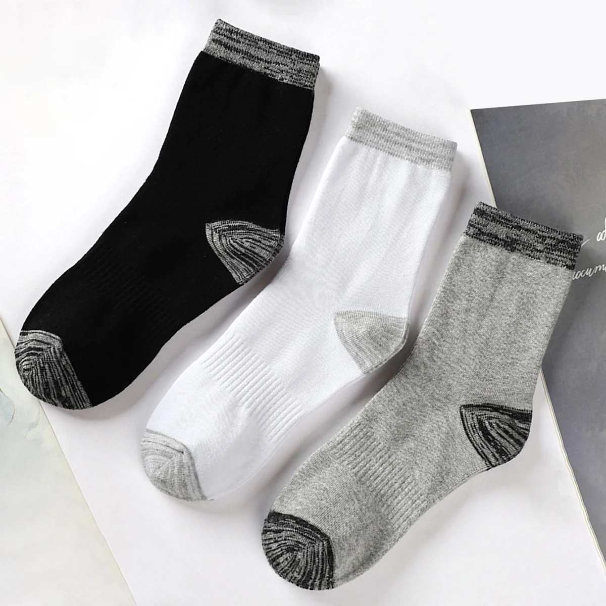 1/5 Pairs Men's Athletic Socks - Athletic Sock Cushion recension och pris