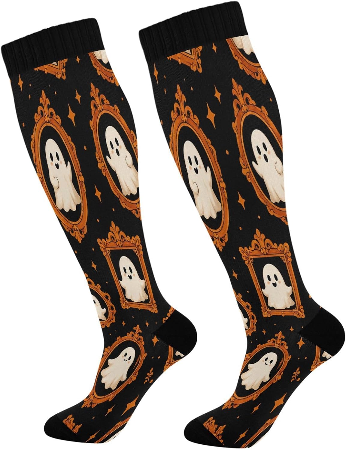 Halloween Boo Compression Sock - Knee High Sock Women recension och pris