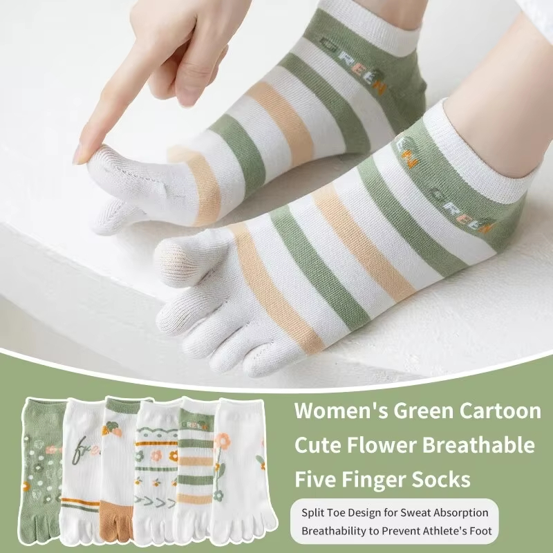 3 Pairs of Women's Spring and  - Toe Sock Split recension och pris