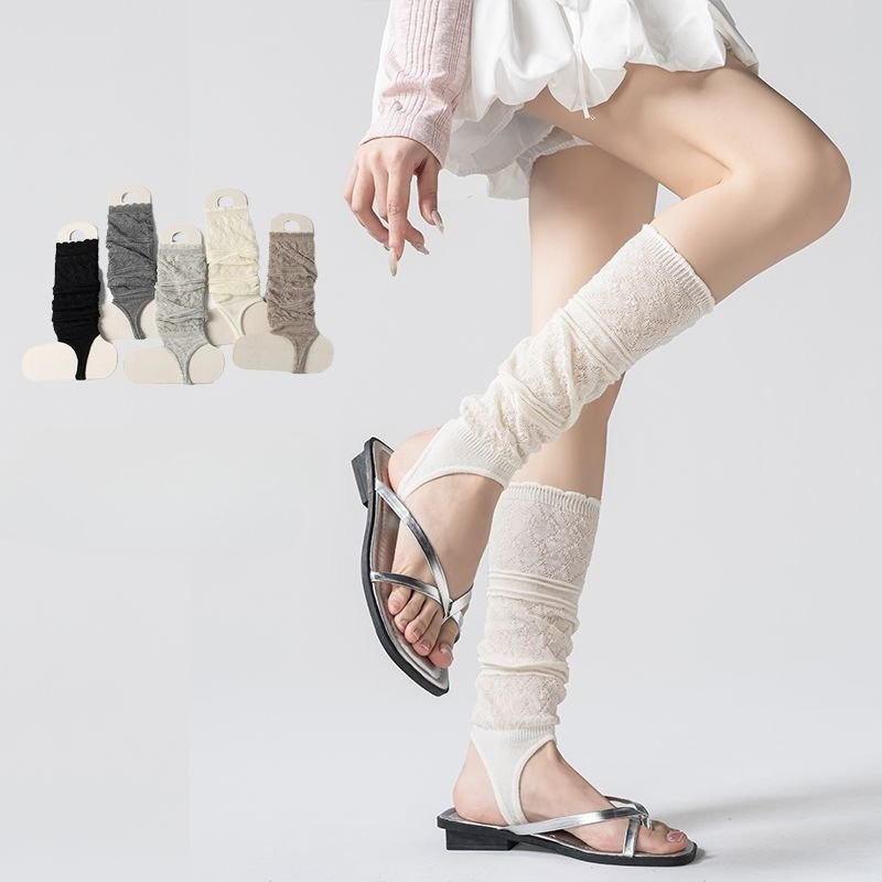 1 Pair Ins Aesthetic Retro Hol - Boot Sock Slouchy recension och pris