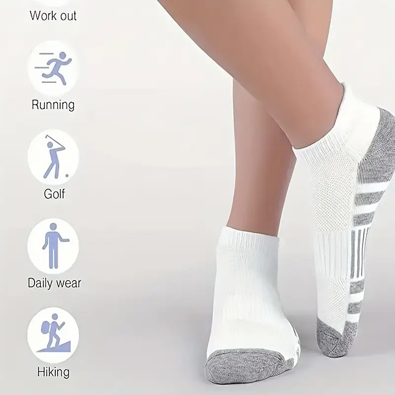 12 Pairs Men Breathable Sports - Ankle Brace Sock recension och pris