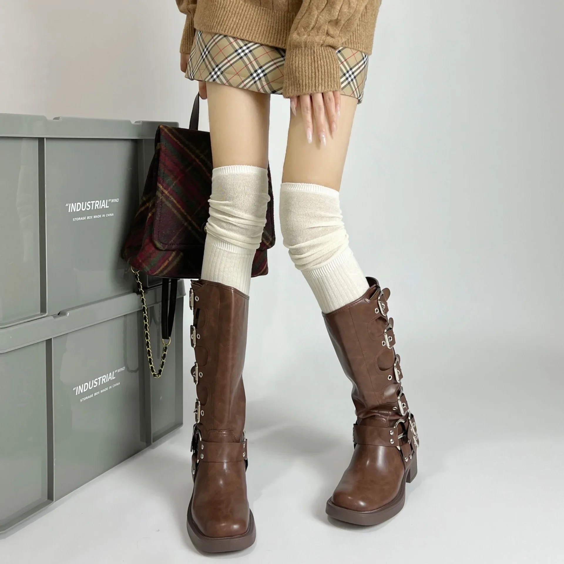 1-10Pairs Women’s Over-the-Kne - Boot Sock Slouchy recension och pris