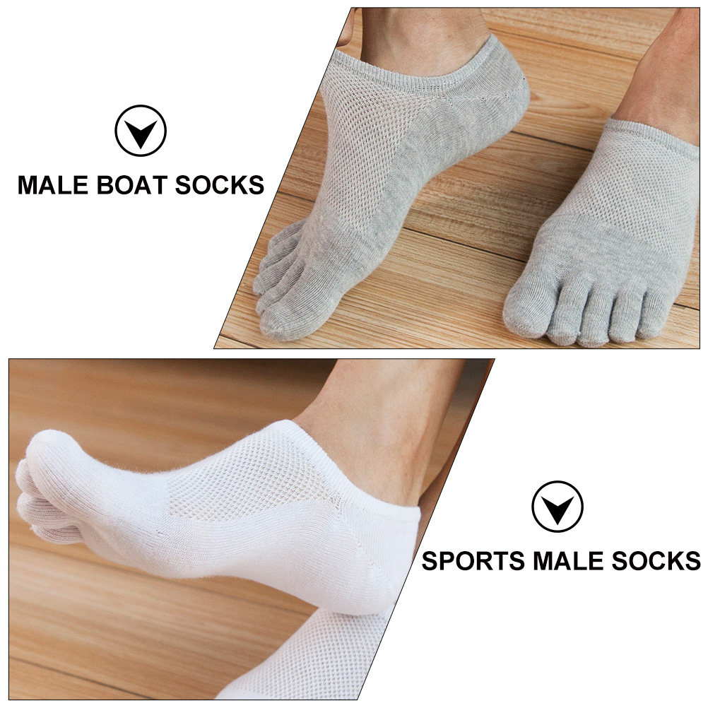 5Pairs Male Low Cut Breathable - Invisibility Sock Loafer recension och pris