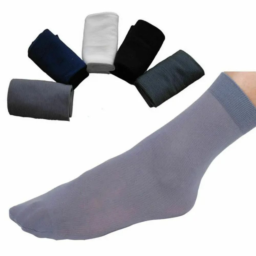 10pairs Men Ice Silk Socks Sum - Silk Sock Bamboo recension och pris