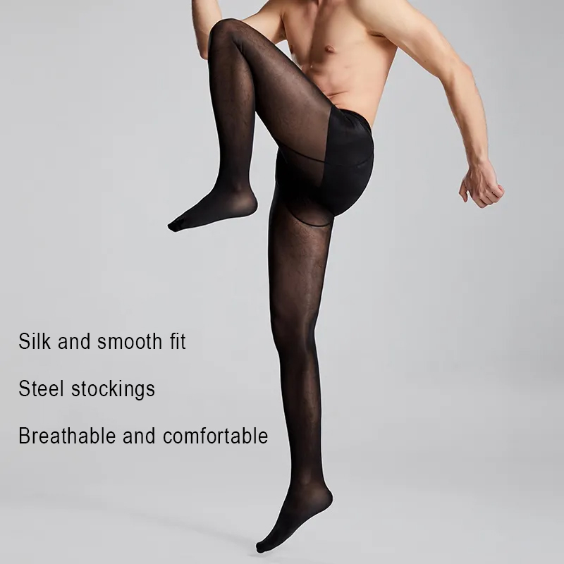 Plus Size Men Sexy Sheer Black - Tights Pantyhose Sheer recension och pris