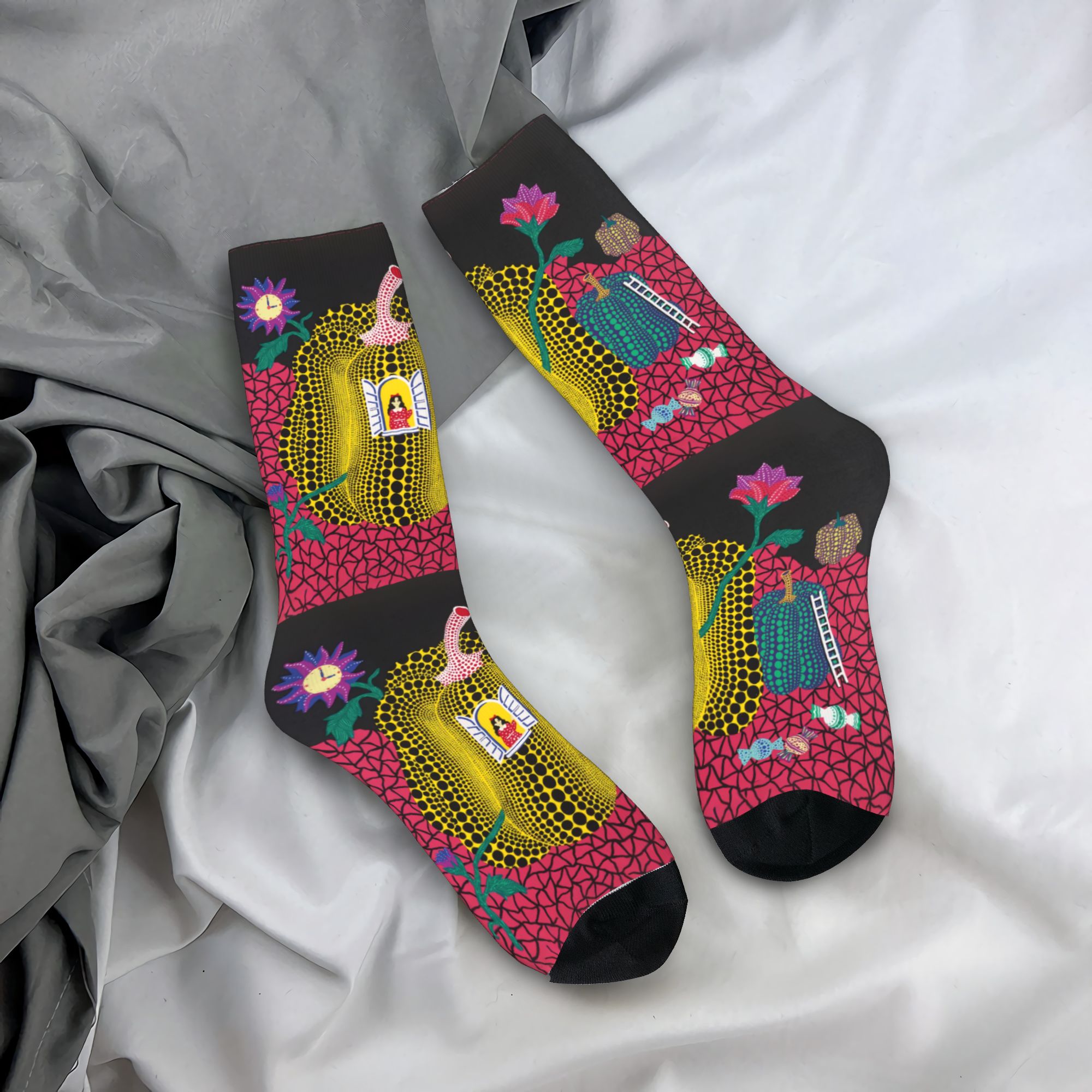 Custom Yayoi Kusama Abstract P - Dress Sock Men recension och pris