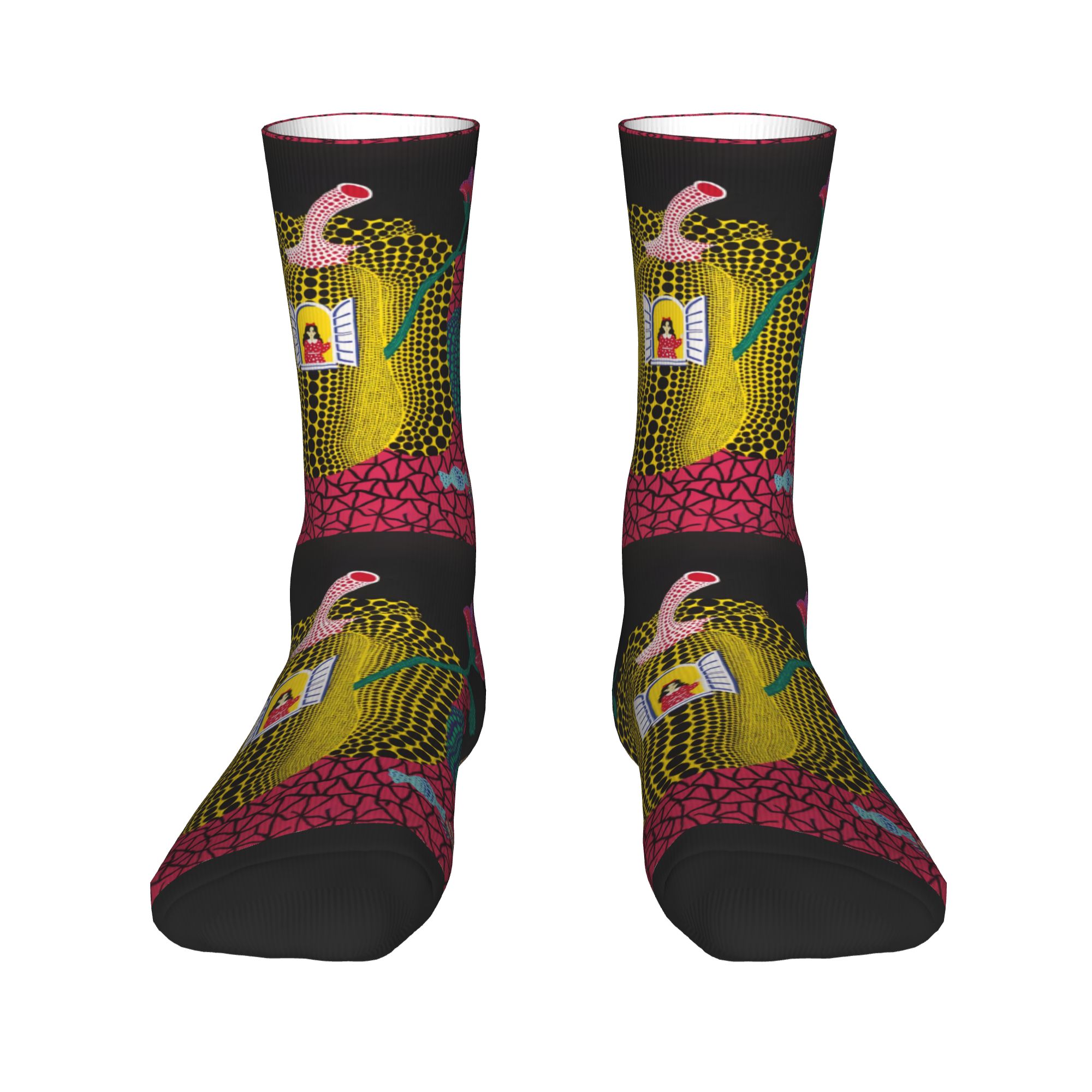 Custom Yayoi Kusama Abstract P - Dress Sock Men recension och pris