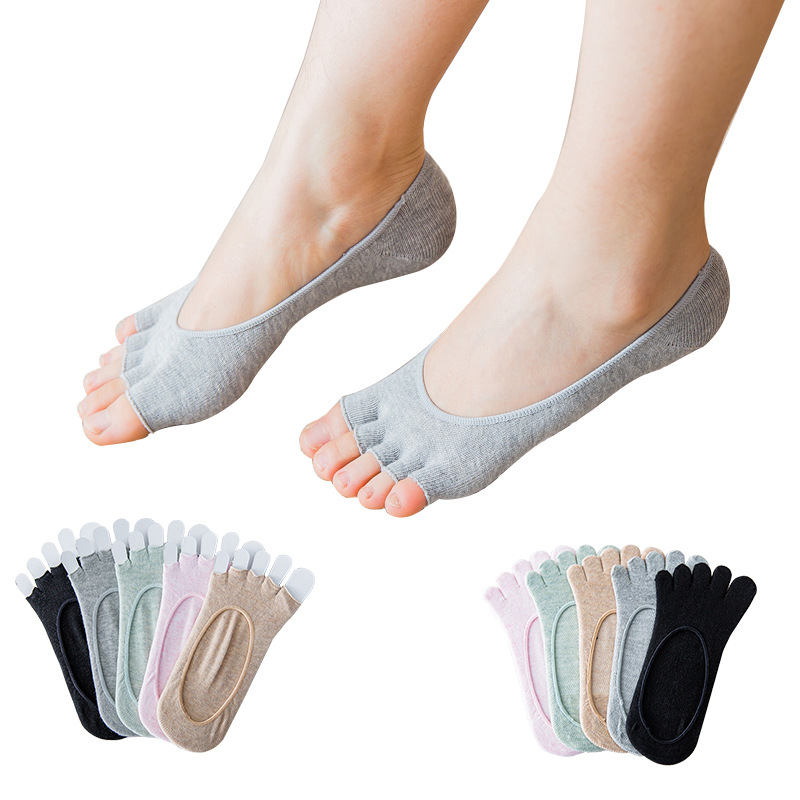 Ladies Open Toe Invisible Five - Invisibility Sock Loafer recension och pris