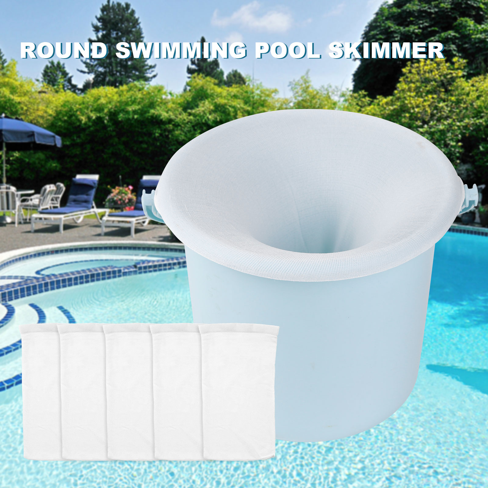 100-5PCS Pool Skimmer Socks El - Sock Organizer Tray recension och pris