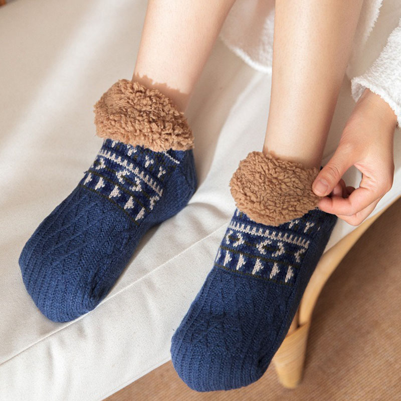 Women Men Fall And Winter Floo - Ankle Sock Low Cut recension och pris