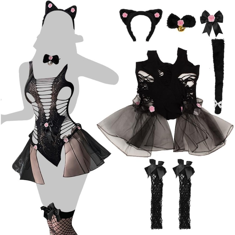 Women Sexy Lingerie Cosplay Ca - Fishnet Stocking Women recension och pris