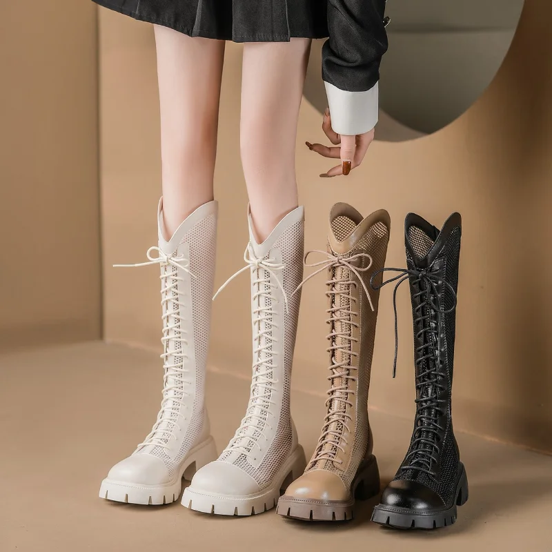 Women Summer Knee-high Mesh Hi - Knee High Sock Women recension och pris