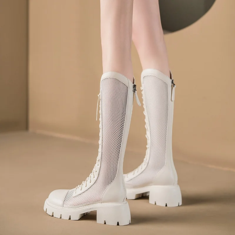 Women Summer Knee-high Mesh Hi - Knee High Sock Women recension och pris
