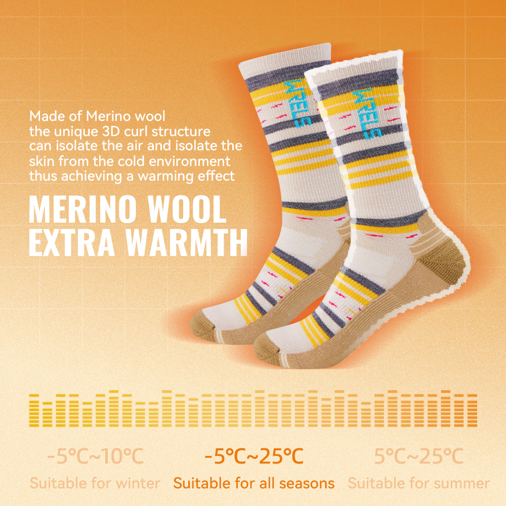 WRELS 1/2/3pairs Merino Wool S - Wool Hiking Sock recension och pris