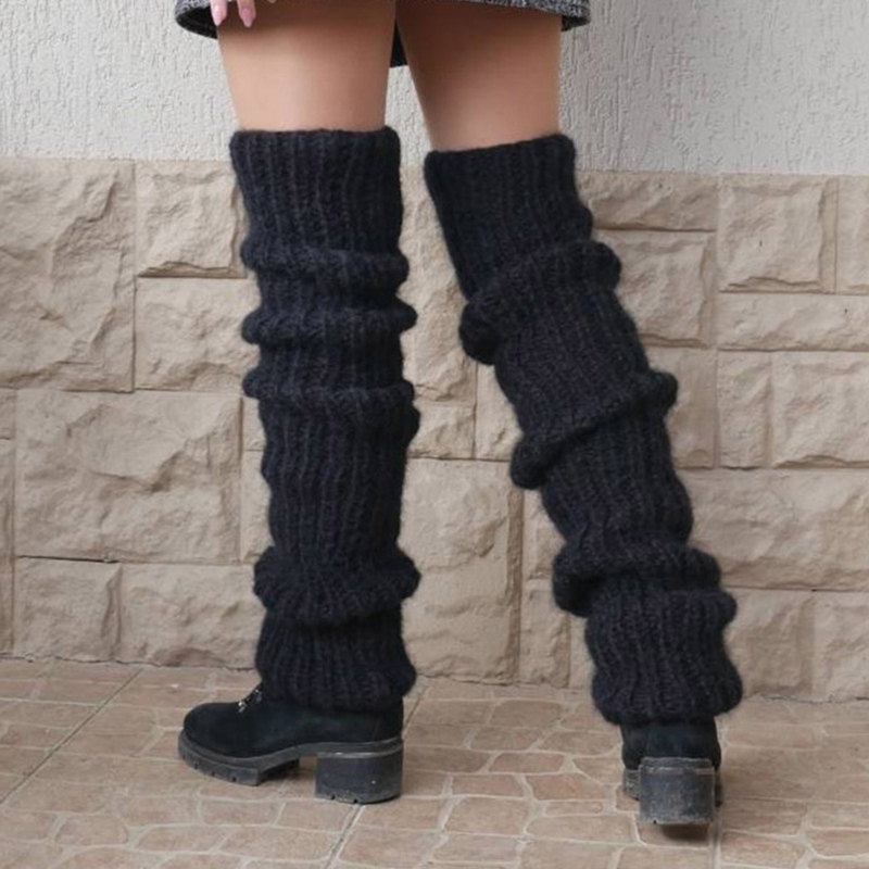 Women Winter Chunky Crochet Kn - Boot Sock Slouchy recension och pris