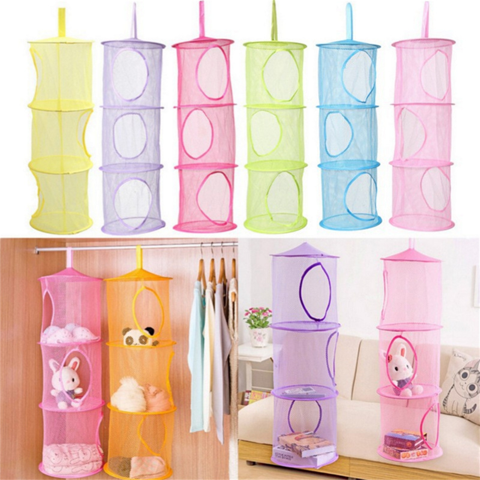 Hanging Mesh Stuffed Animal St - Sock Organizer Tray recension och pris