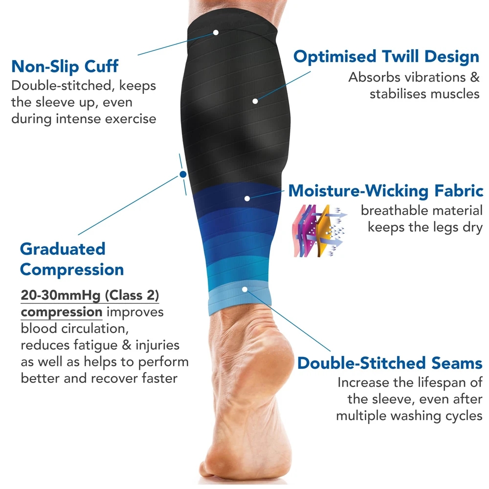 1Pair Calf Compression Sleeve  - Compression Sleeve Calf recension och pris