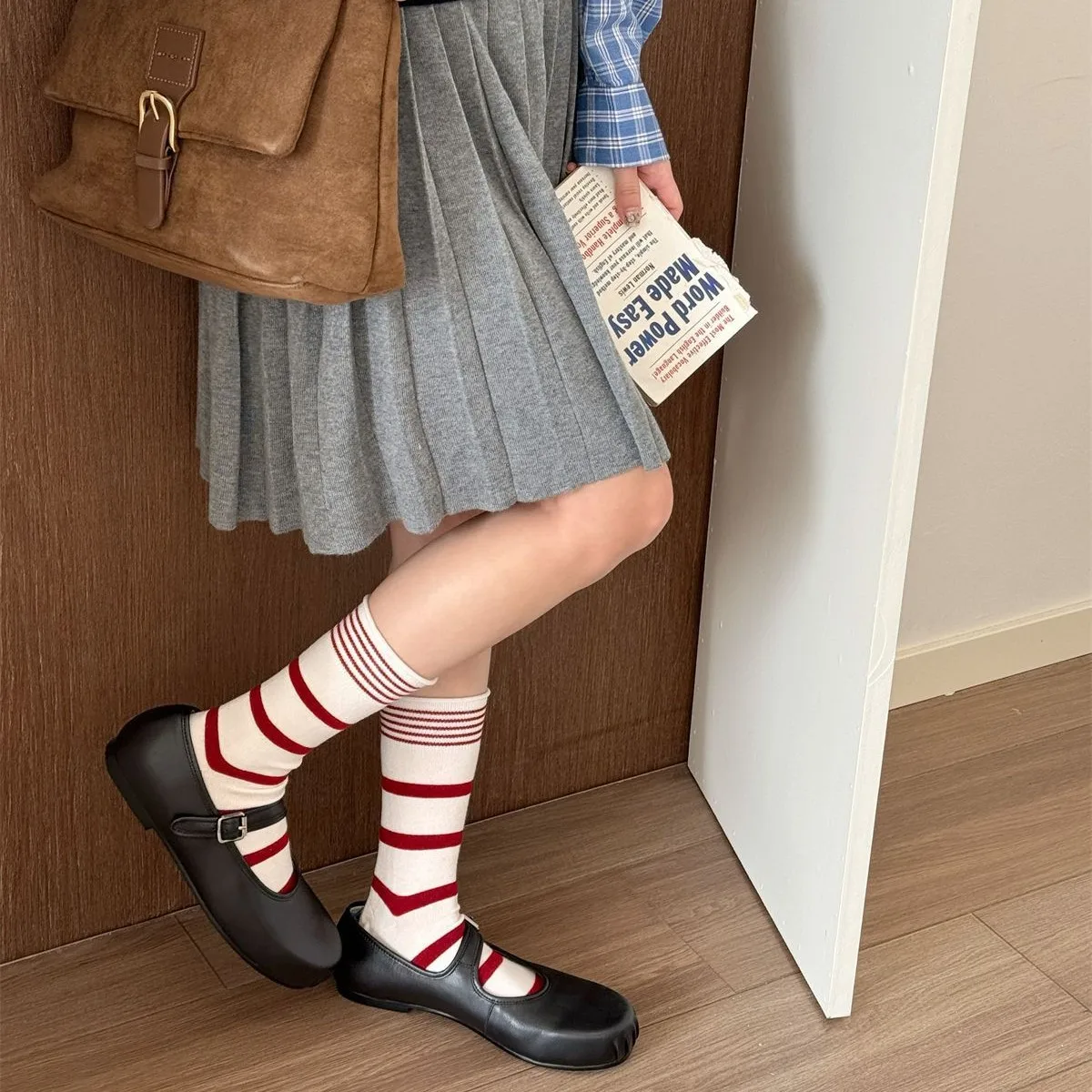 Korean Winter Striped Wool Sil - Silk Sock Bamboo recension och pris