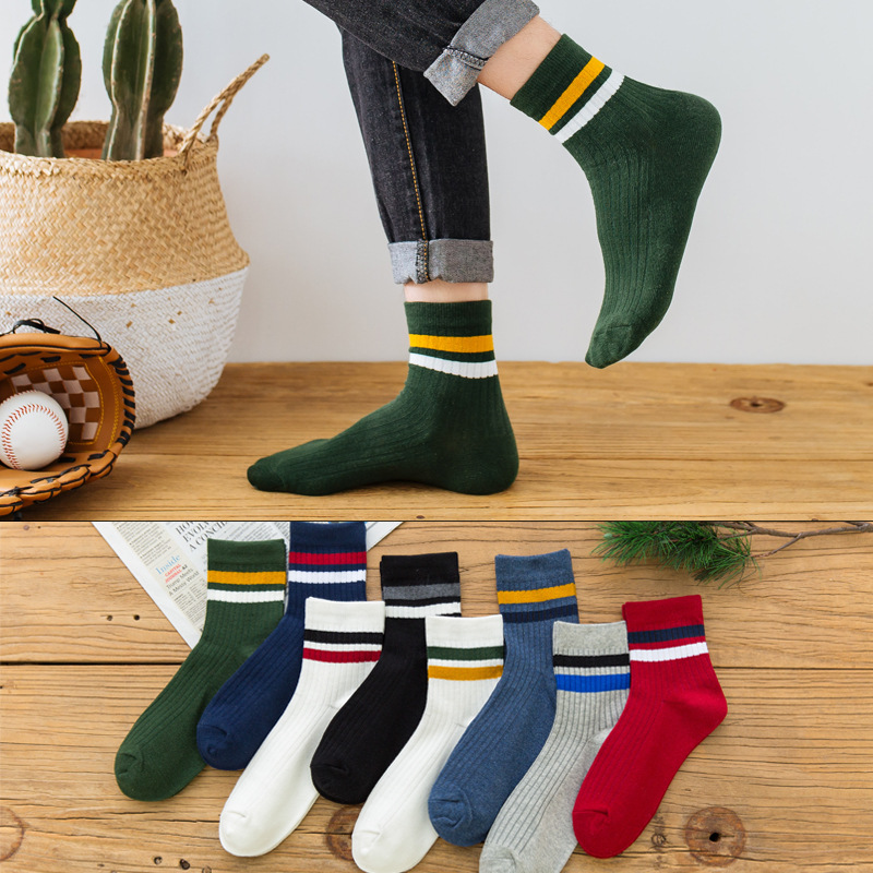 3 Pairs/Pack Cotton Mens Socks - Cotton Crew Sock Pack recension och pris