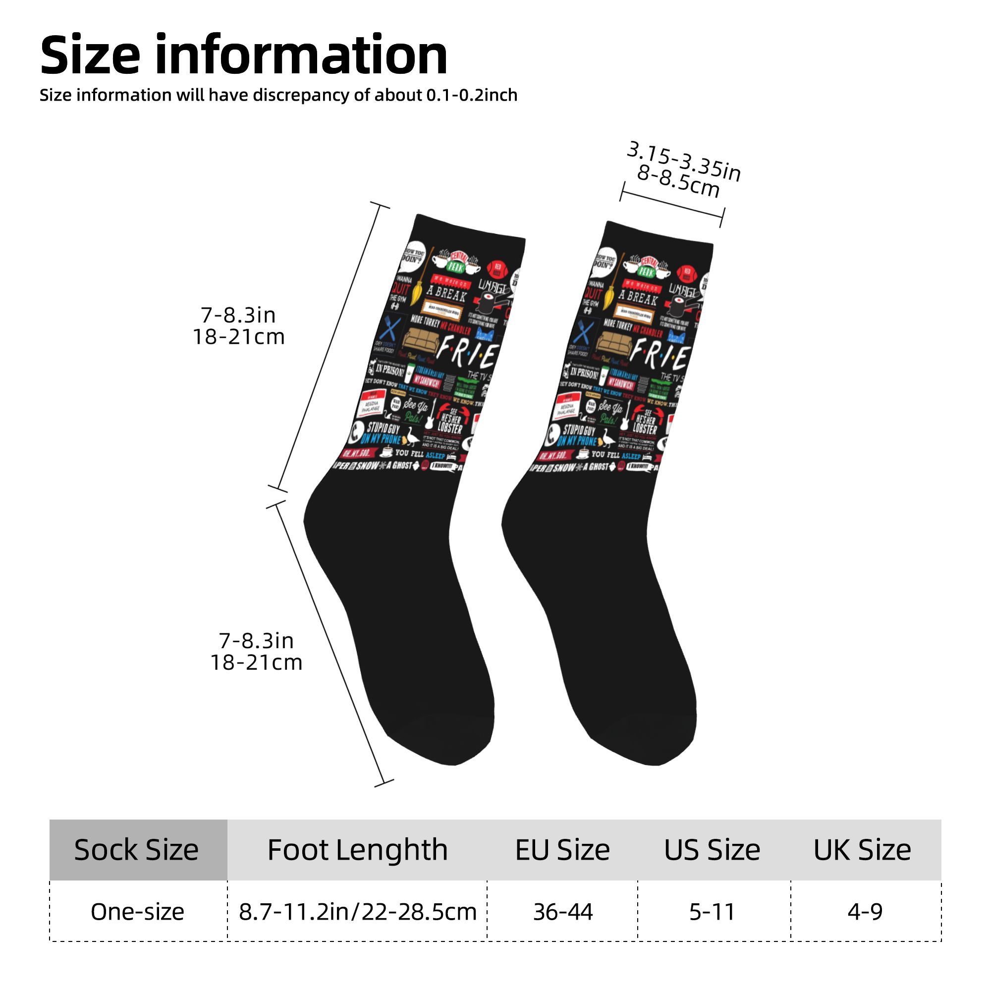 Custom Cute Funny TV Show Frie - No Show Sock Women recension och pris
