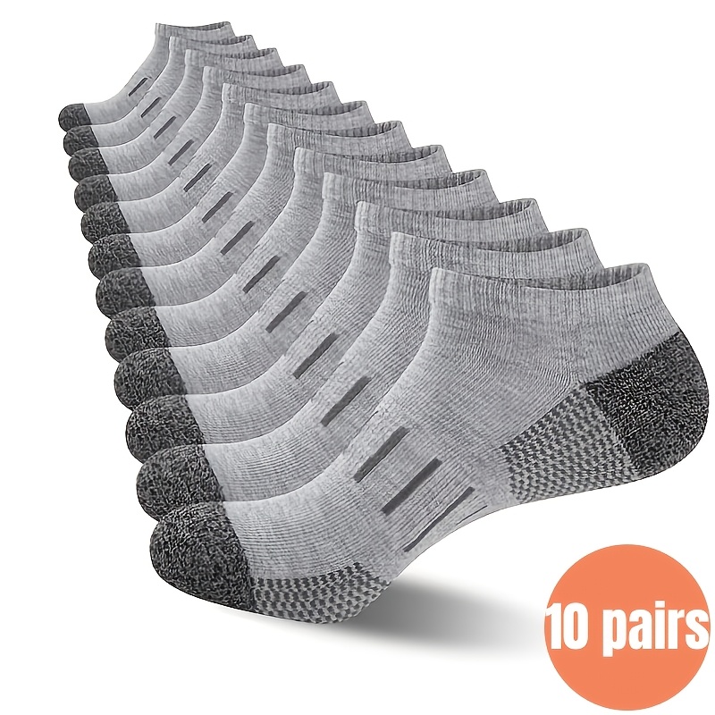 10 Pairs Men's Ankle Socks Hee - Ankle Sock Low Cut recension och pris