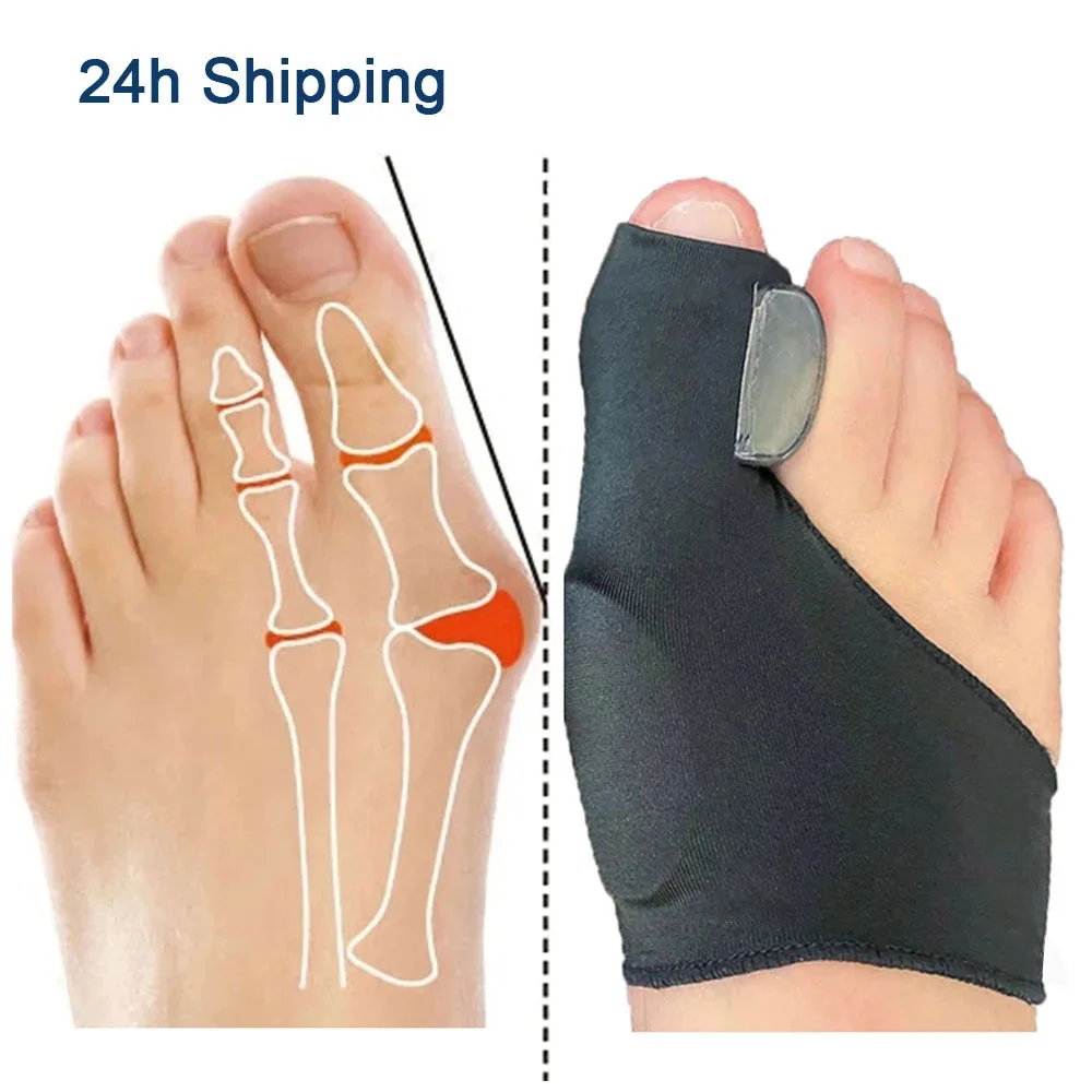 2Pcs Toe Separator Hallux Valg - Ankle Brace Sock recension och pris